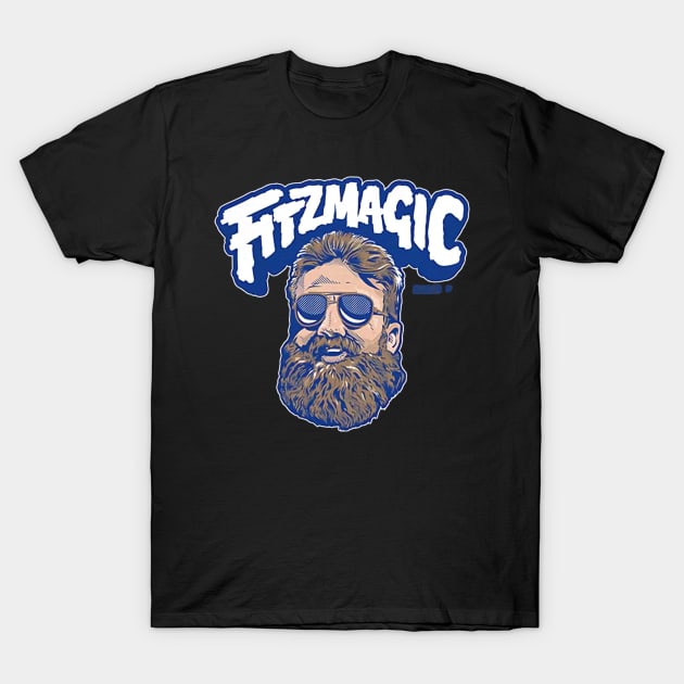 Ryan Fitzpatrick Fitzmagic Blue T-Shirt by Chunta_Design